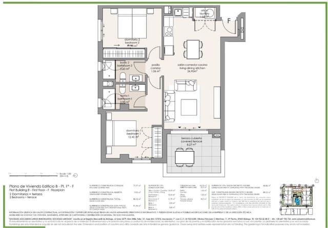 2 bedroom Apartment for sale in Algarrobo Costa, Algarrobo with pool garage - € 275,000 (Ref: 9900837)