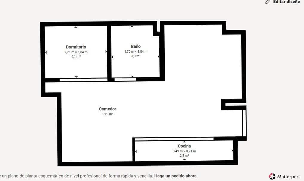 Studio for sale in Torrevieja - € 109,000 (Ref: 10005090)