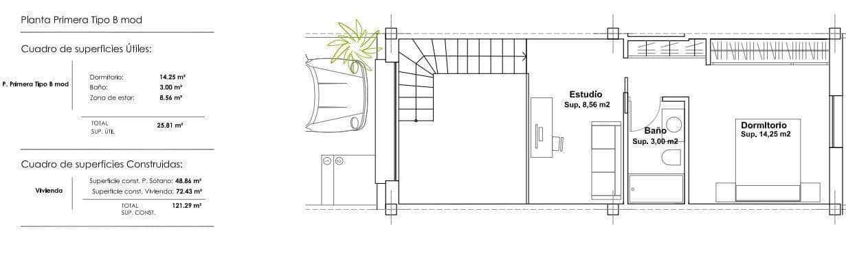 Pareado de 2 habitaciones en Gran Alacant en venta con piscina garaje - 298.800 € (Ref: 10020143)