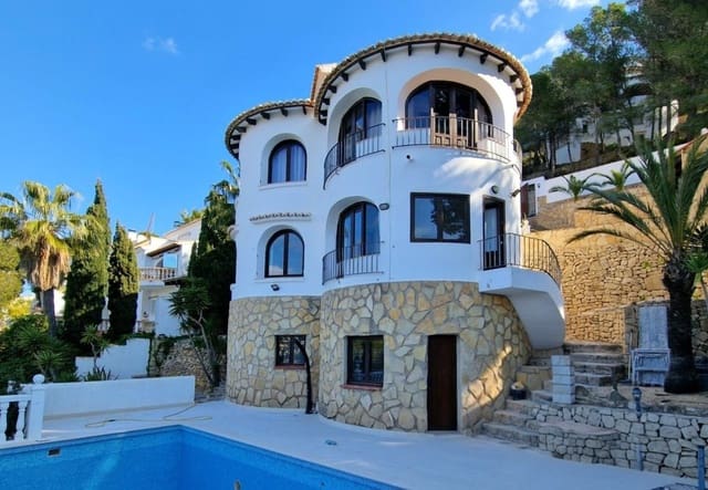 5 sypialnia Willa na sprzedaż w Moraira, Teulada-Moraira z basenem garażem - 650 000 € (Ref: 9670016)