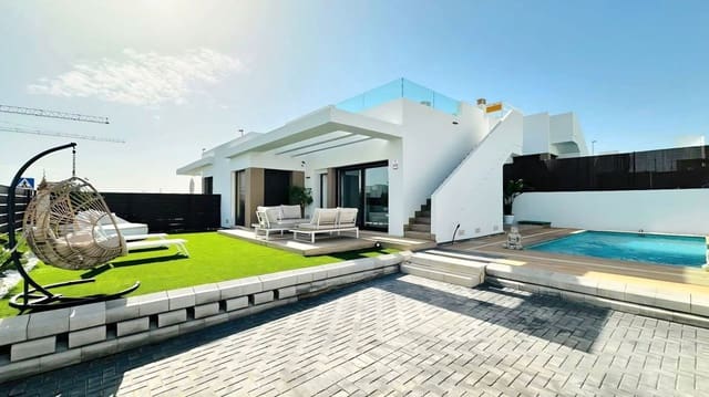 2 sypialnia Dom blizniak na sprzedaż w Orihuela Costa, Orihuela z basenem garażem - 330 000 € (Ref: 9744051)