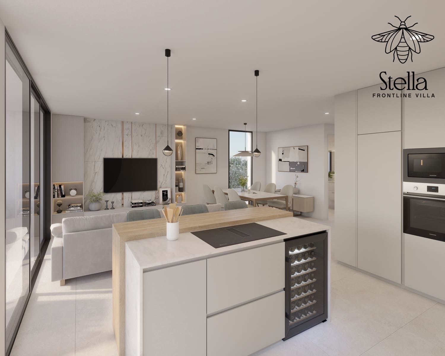 3 soverom Villa til salgs i Hacienda del Alamo med svømmebasseng garasje - € 475 420 (Ref: 9777021)