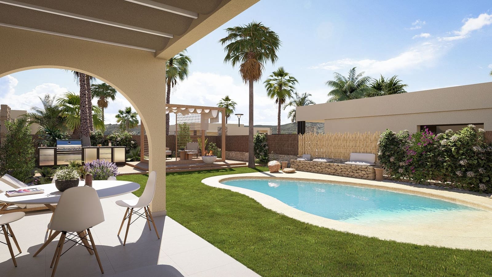 2 sovrum Villa till salu i Murcia stad med pool garage - 443 500 € (Ref: 9777026)