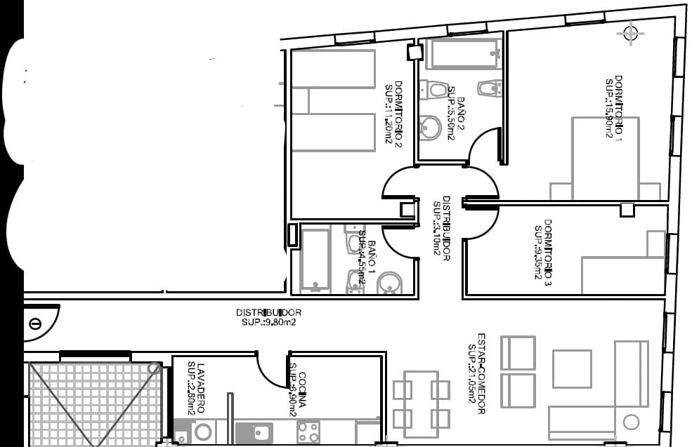 3 Zimmer Wohnung zu verkaufen in Fuente Alamo de Murcia mit Garage - 131.250 € (Ref: 9777043)