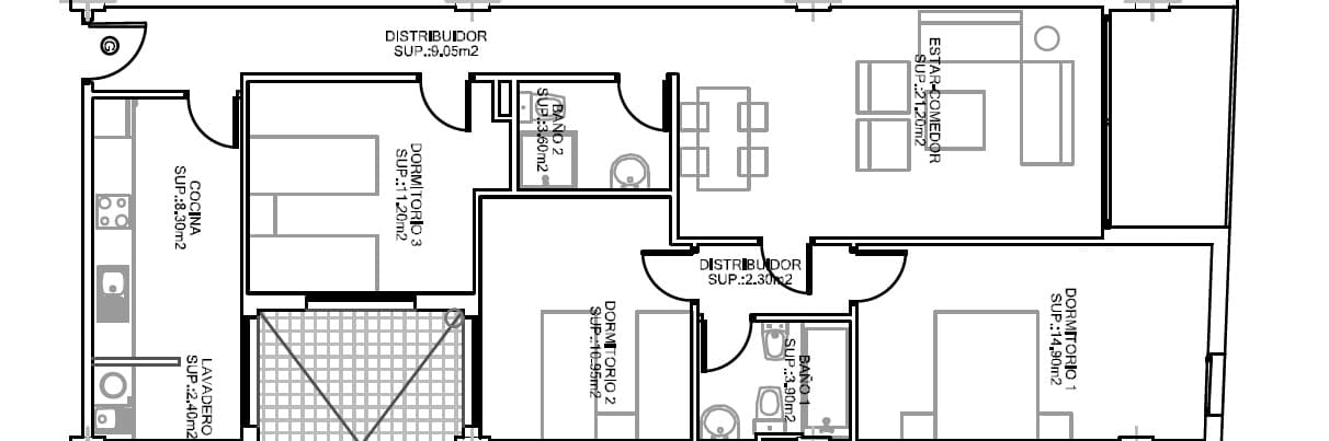 3 chambre Appartement à vendre à Fuente Alamo de Murcia avec garage - 136 290 € (Ref: 9777048)