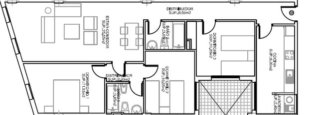 3 chambre Appartement à vendre à Fuente Alamo de Murcia avec garage - 117 000 € (Ref: 9777059)