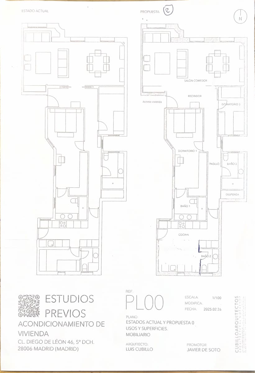 3 soverom Leilighet til salgs i Madrid by - € 1 780 000 (Ref: 9645662)