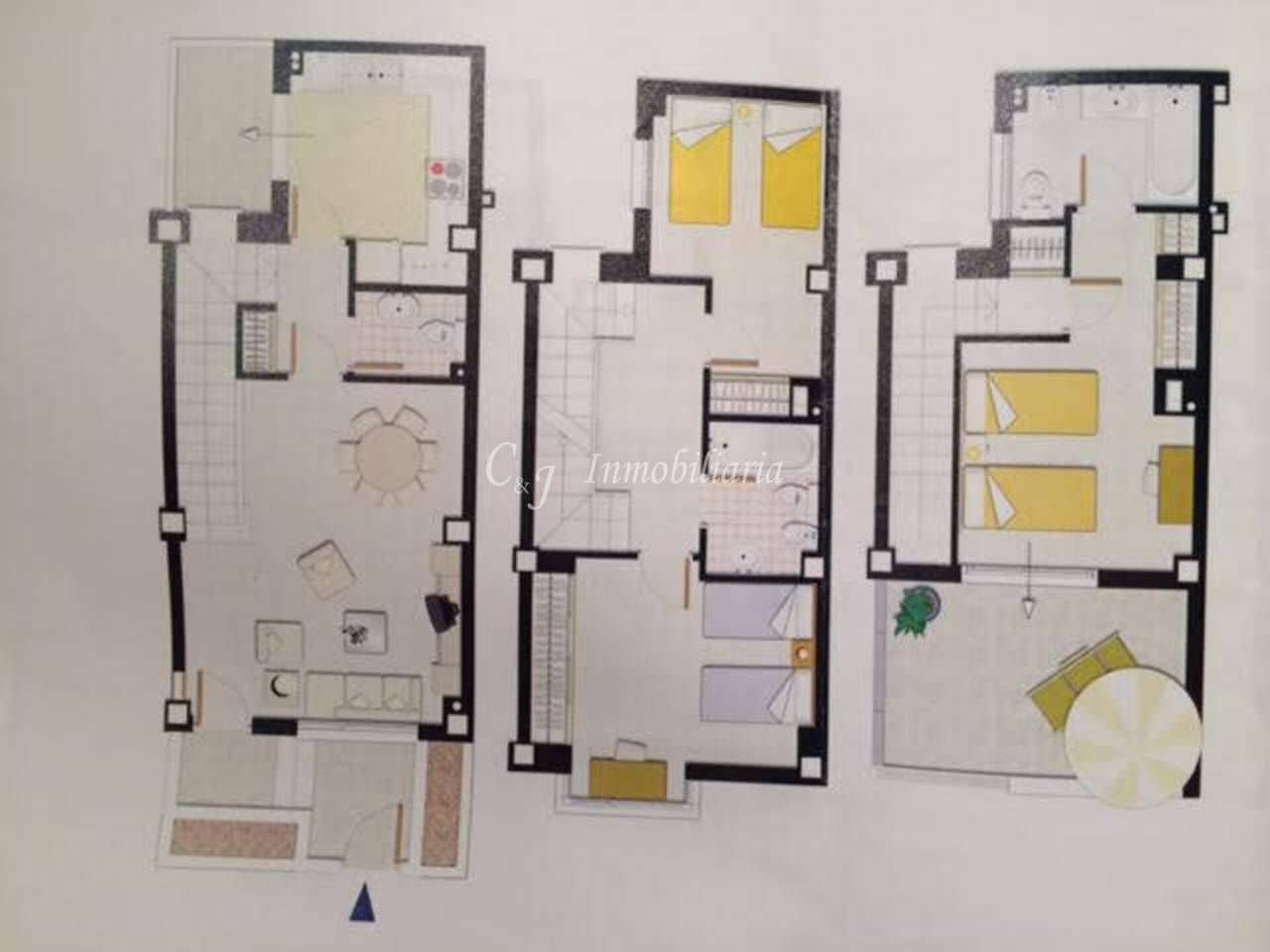 3 soveværelse Rækkehus til salg i Sagunto / Sagunt med swimmingpool garage - € 269.000 (Ref: 9707738)