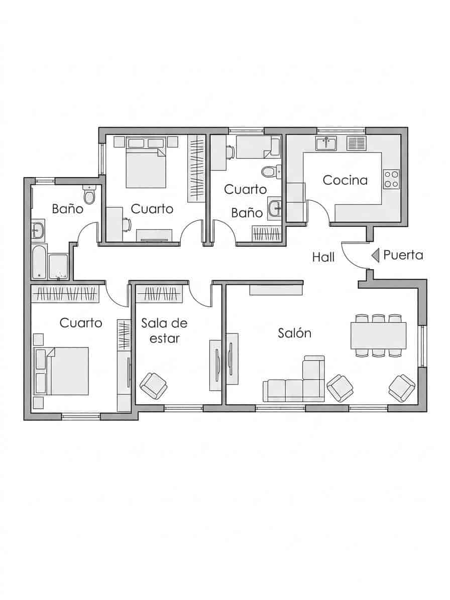 4 soverom Leilighet til salgs i Cordoba by - € 190 000 (Ref: 9927514)