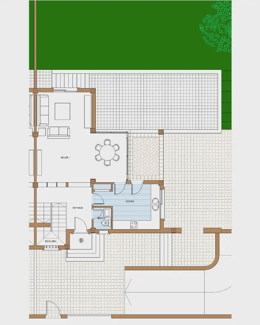 5 bedroom Semi-detached Villa for rent in Islantilla with pool garage - € 1,800 (Ref: 9914040)