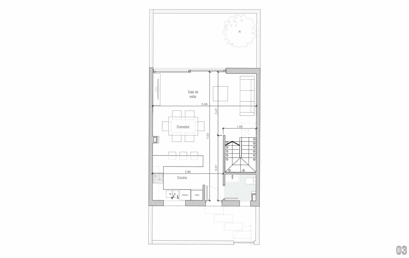 3 sovrum Radhus till salu i Ibiza stad med pool garage - 895 000 € (Ref: 9659702)