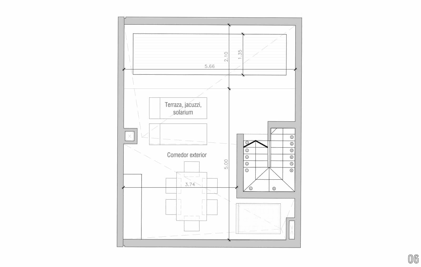 3 sovrum Radhus till salu i Ibiza stad med pool garage - 895 000 € (Ref: 9659702)