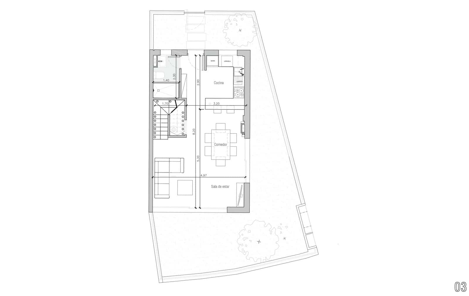 3 sovrum Radhus till salu i Ibiza stad med pool garage - 925 000 € (Ref: 9659708)