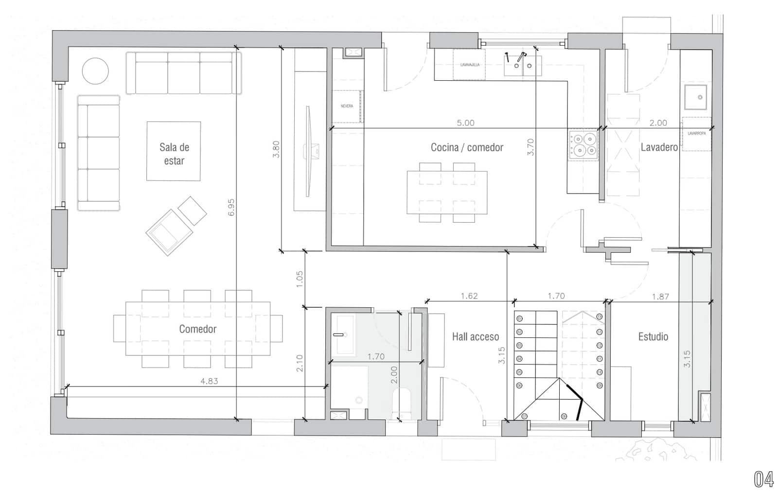 4 quarto Moradia em Banda para venda em Ibiza / Eivissa cidade com piscina garagem - 1 350 000 € (Ref: 9664047)