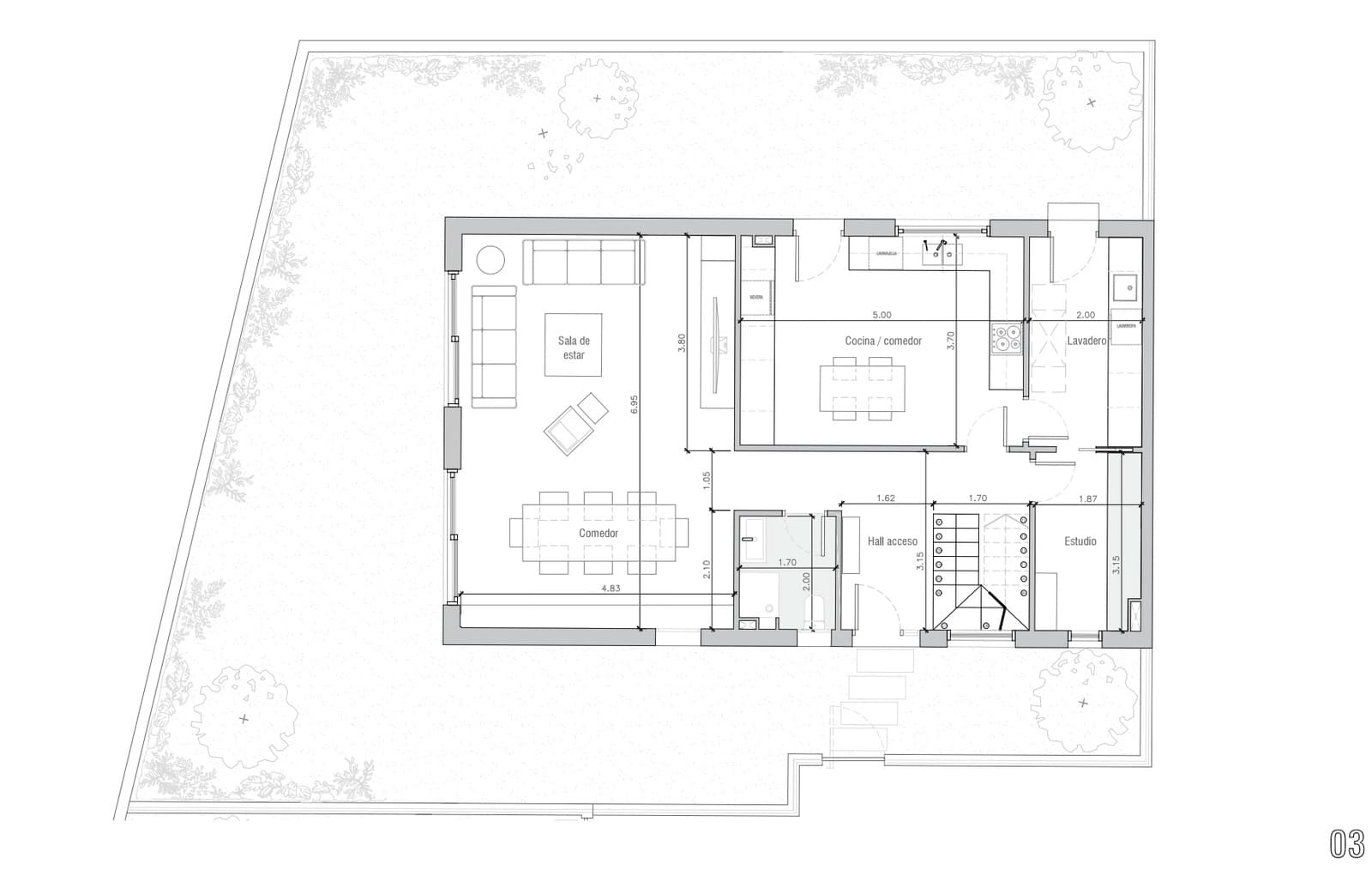 4 quarto Moradia em Banda para venda em Ibiza / Eivissa cidade com piscina garagem - 1 350 000 € (Ref: 9664047)
