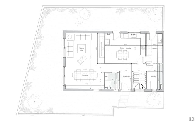 4 quarto Moradia em Banda para venda em Ibiza / Eivissa cidade com piscina garagem - 1 350 000 € (Ref: 9664047)