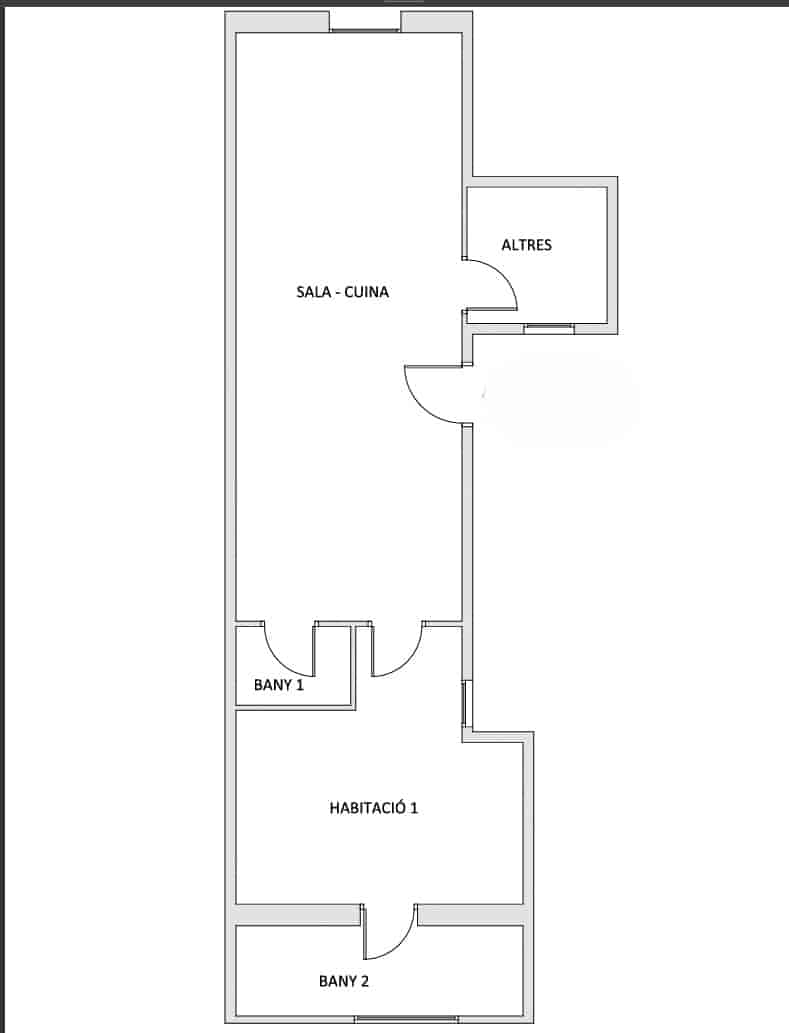 1 bedroom Apartment for sale in Barcelona city - € 439,000 (Ref: 9654121)