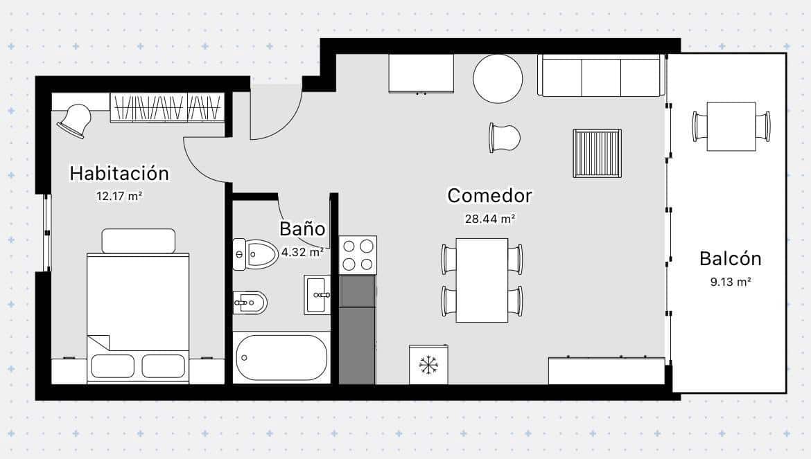 Piso de 1 habitación en Los Realejos en alquiler - 750 € (Ref: 10089778)