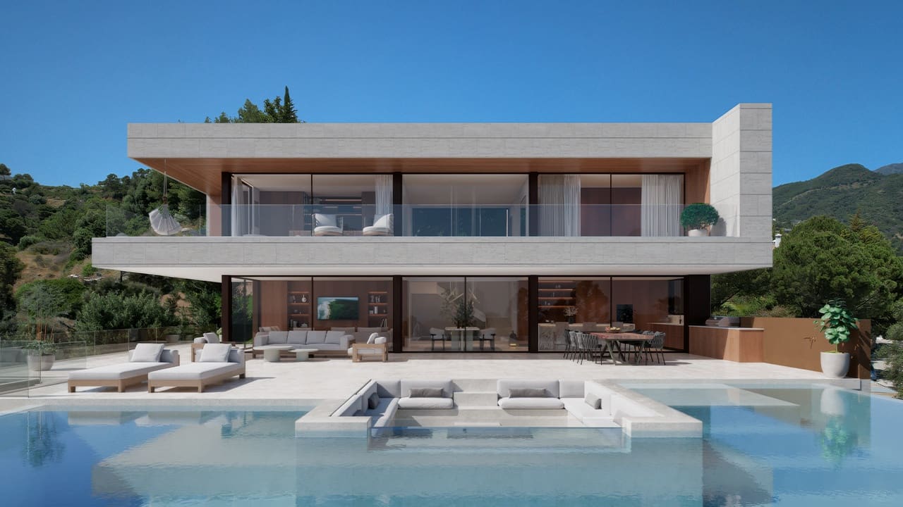 5 makuuhuone Omakotitalo myytävänä paikassa Benahavis mukana uima-altaan 
autotalli - 4 150 000 € (Ref: 9672412)