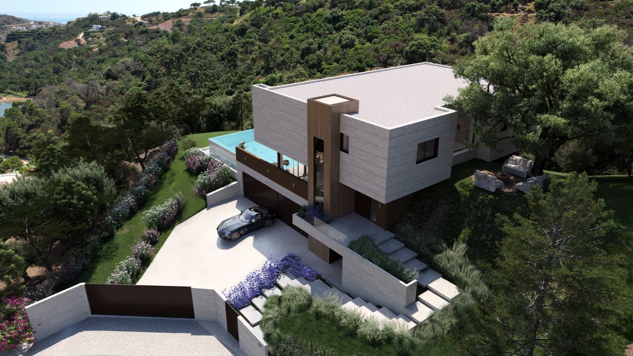 5 makuuhuone Omakotitalo myytävänä paikassa Benahavis mukana uima-altaan 
autotalli - 4 150 000 € (Ref: 9672412)