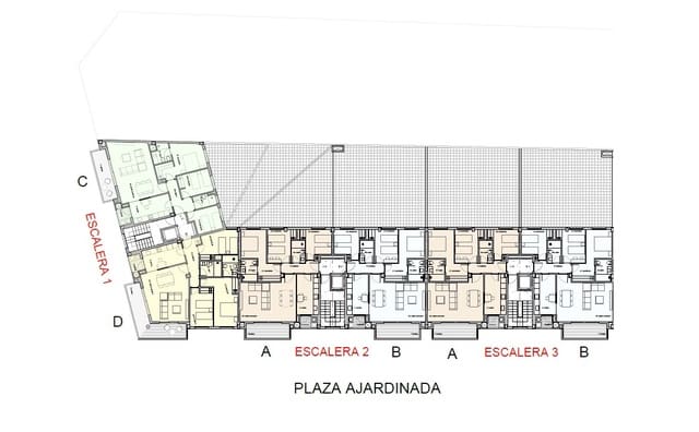 3 Zimmer Penthouse zu verkaufen in Centro, Castelló de la Plana mit Garage - 340.000 € (Ref: 9819104)