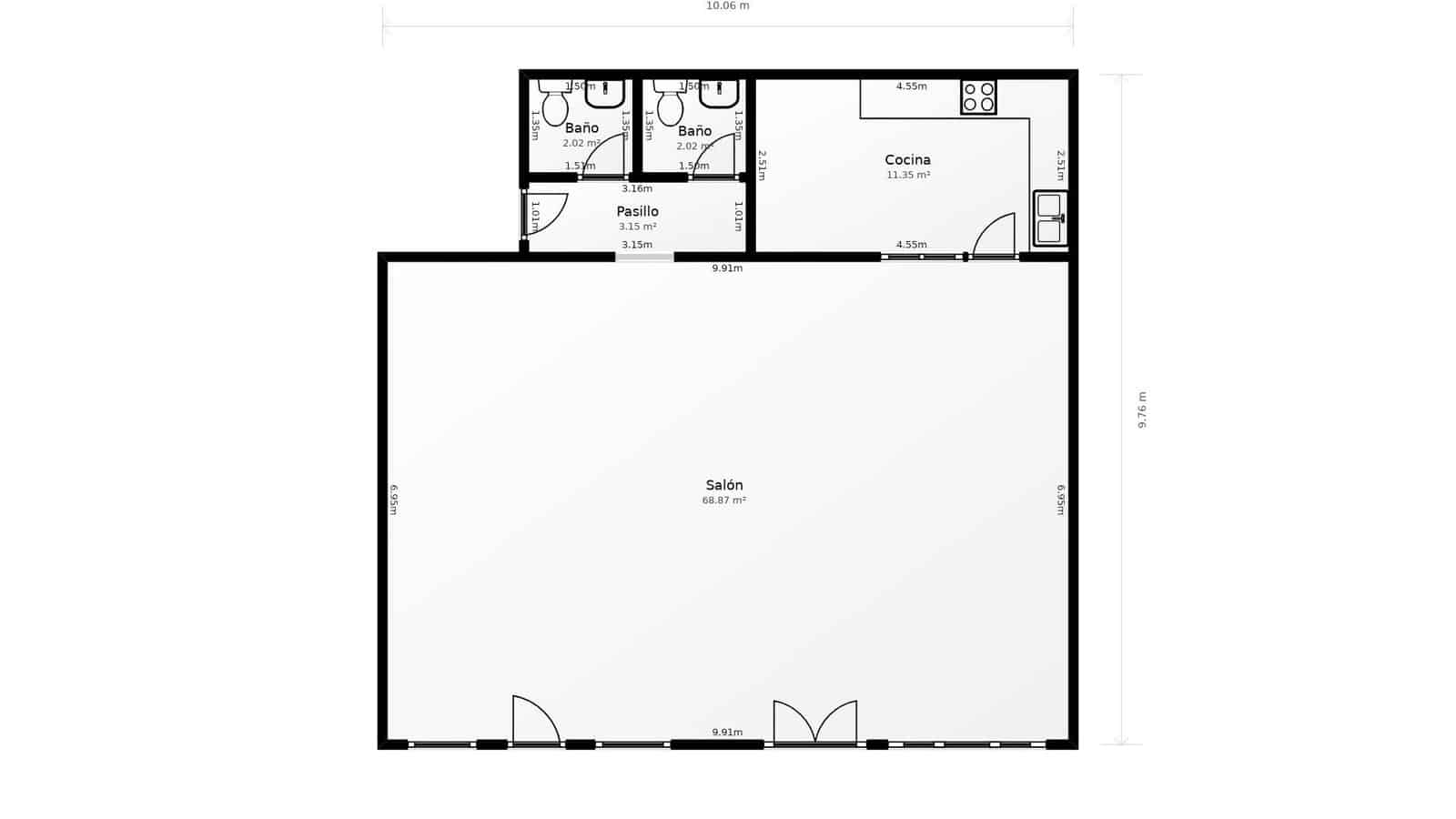 Kommersiell til salgs i Sevilla by - € 165 000 (Ref: 9715197)