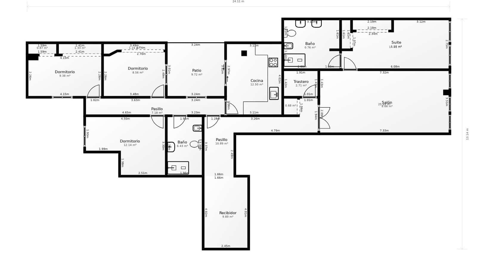 4 Zimmer Wohnung zu verkaufen in Sevilla Stadt - 895.000 € (Ref: 9715199)