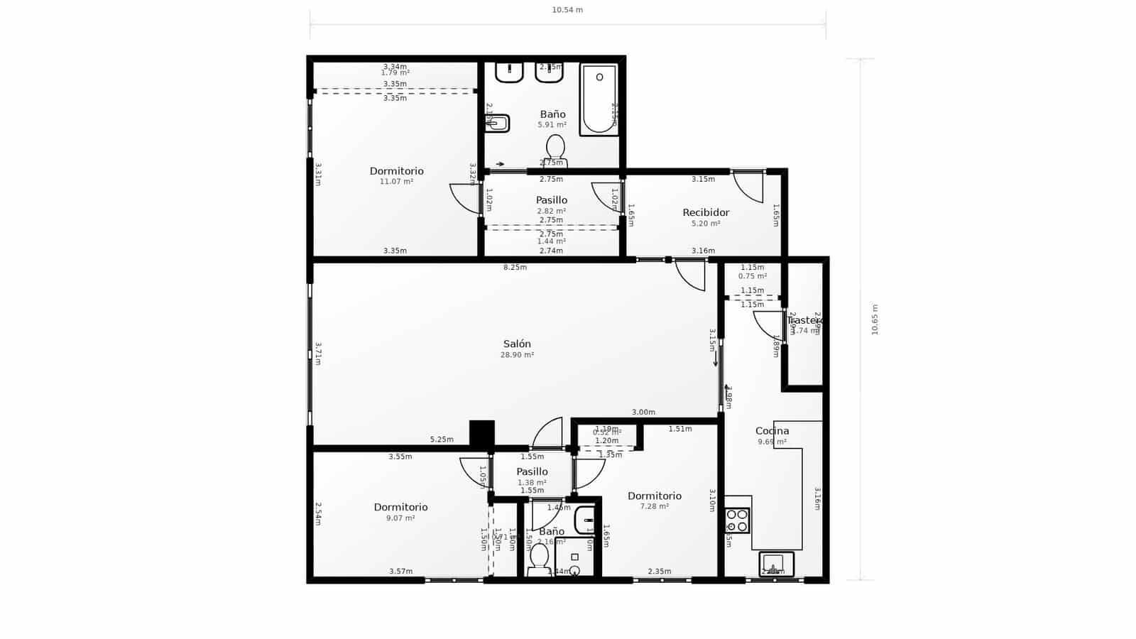 3 makuuhuone Asunto vuokrattavana paikassa Sevilla kaupunki - 1 800 € (Ref: 9747881)