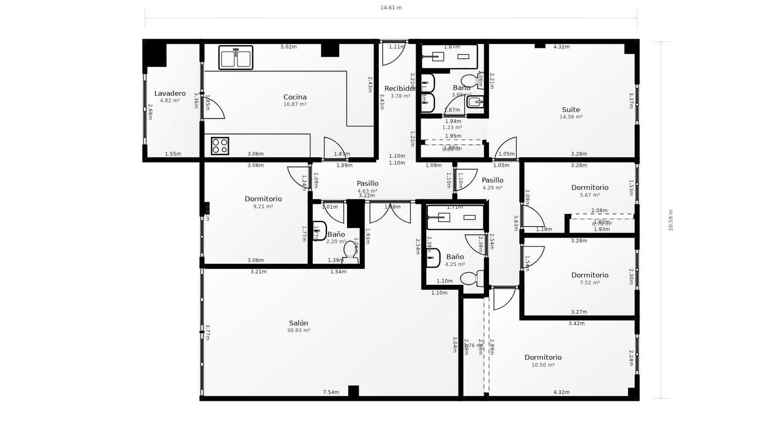 5 soveværelse Lejlighed til salg i Sevilla by med swimmingpool garage - € 365.000 (Ref: 9783113)
