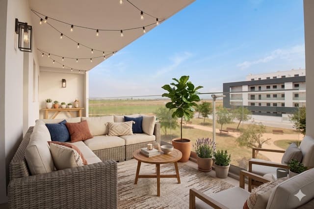 2 bedroom Flat for rent in San José de la Rinconada, La Rinconada with pool garage - € 900 (Ref: 9922284)