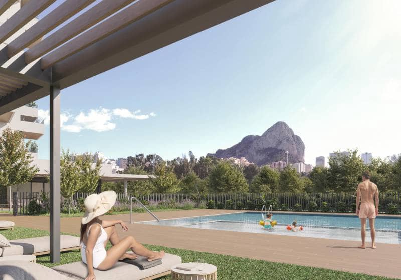 2 Zimmer Apartment zu verkaufen in Calpe / Calp mit Pool - 398.000 € (Ref: 9798648)