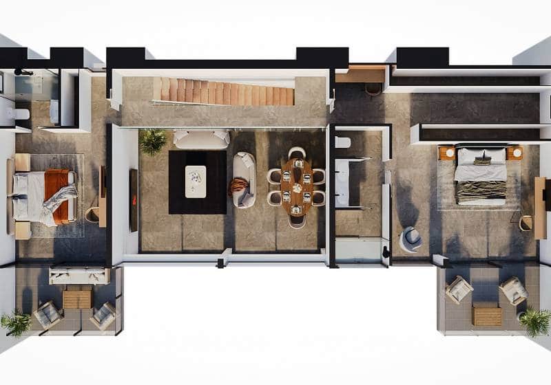 Chalet de 3 habitaciones en Calpe / Calp en venta con piscina - 1.099.000 € (Ref: 9798971)