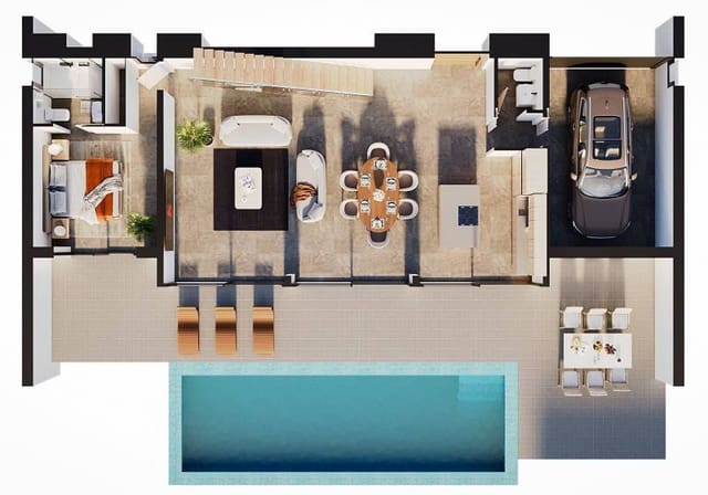 Chalet de 3 habitaciones en Pueblo, Calpe / Calp en venta con piscina - 1.099.000 € (Ref: 9798971)