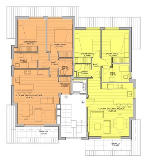 2 soveværelse Penthouse til salg i Ribeira med swimmingpool garage - € 227.000 (Ref: 9706046)
