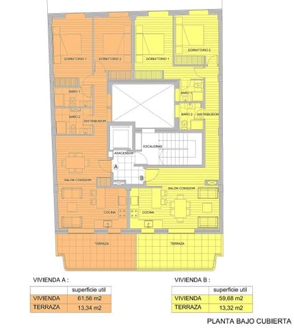2 chambre Penthouse à vendre à Ribeira avec garage - 244 000 € (Ref: 9706055)