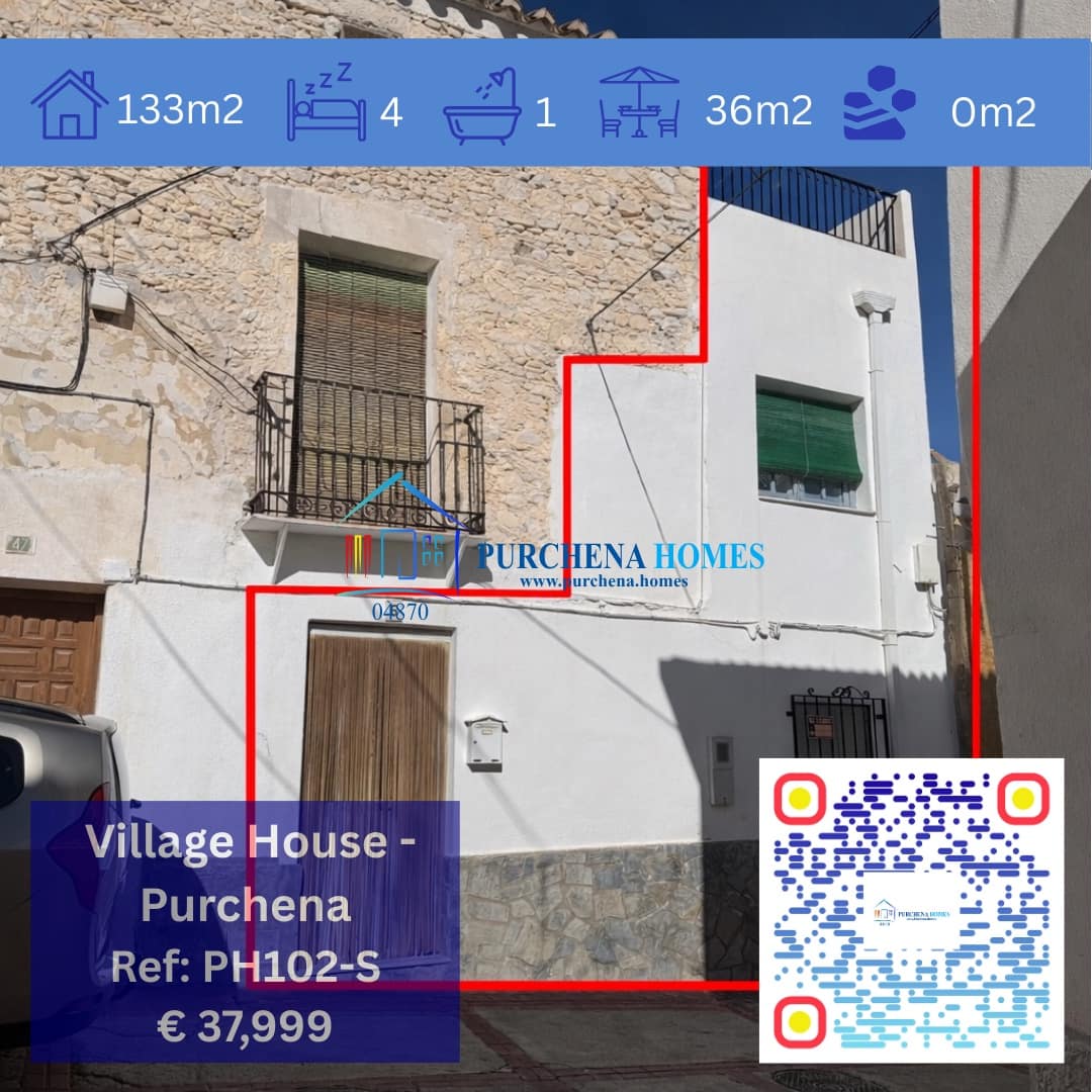 4 bedroom Villa for sale in Purchena - € 37,999 (Ref: 9836838)