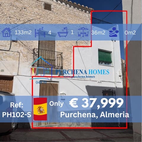 4 sypialnia Willa na sprzedaż w Purchena - 37 999 € (Ref: 9836838)