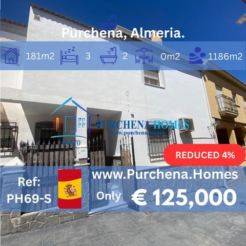 3 chambre Villa/Maison à vendre à Purchena - 125 000 € (Ref: 9836839)