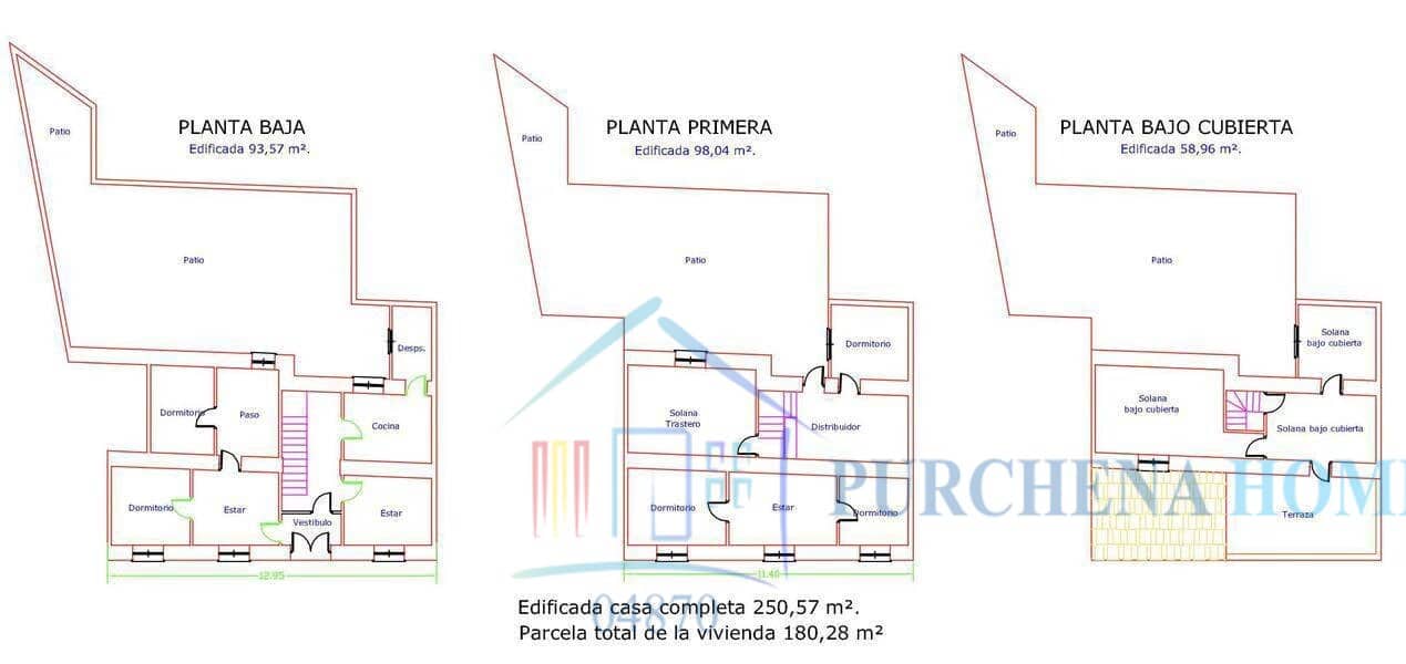 5 quarto Casa em Banda para venda em Purchena - 92 999 € (Ref: 9836840)
