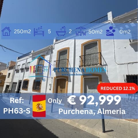 5 sypialnia Dom na sprzedaż w Purchena - 92 999 € (Ref: 9836840)