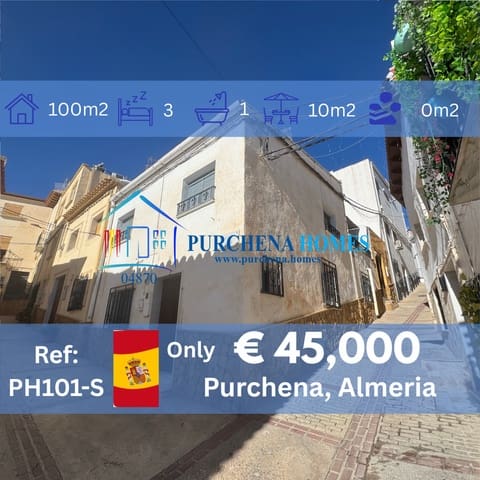 3 sypialnia Willa na sprzedaż w Purchena - 45 000 € (Ref: 9836847)