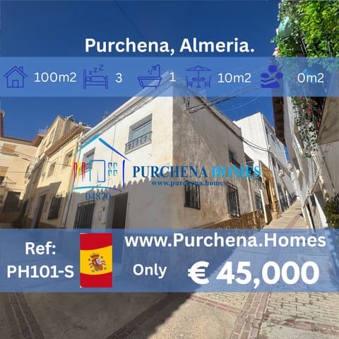 3 camera da letto Villa in vendita in Purchena - 45.000 € (Rif: 9836847)