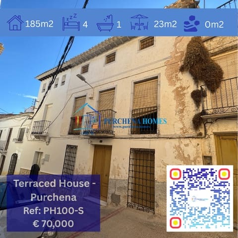 4 quarto Moradia para venda em Purchena - 70 000 € (Ref: 9836848)