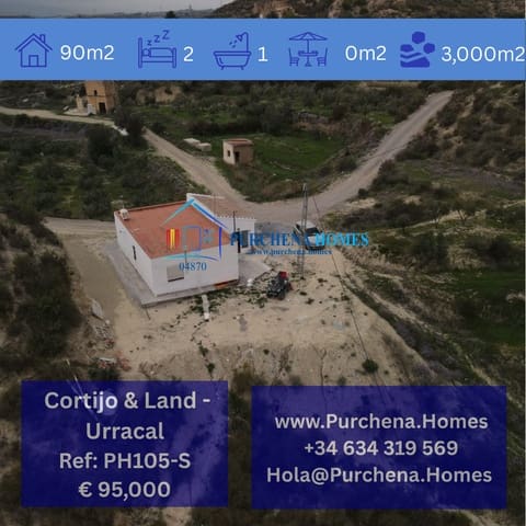 2 soverom Finca/Herregård til salgs i Urrácal - € 95 000 (Ref: 9836855)