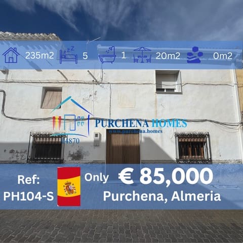 5 sypialnia Dom na sprzedaż w Purchena - 85 000 € (Ref: 9836857)