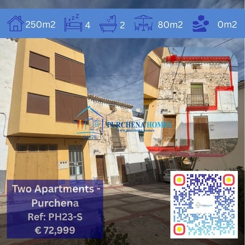 4 camera da letto Casa in vendita in Purchena - 72.999 € (Rif: 9836859)