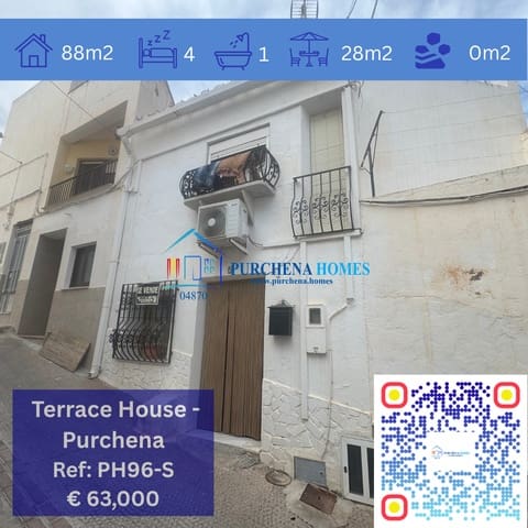 4 quarto Casa em Banda para venda em Purchena - 63 000 € (Ref: 9836860)