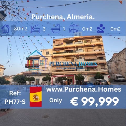 3 camera da letto Attico in vendita in Purchena - 99.999 € (Rif: 9836861)