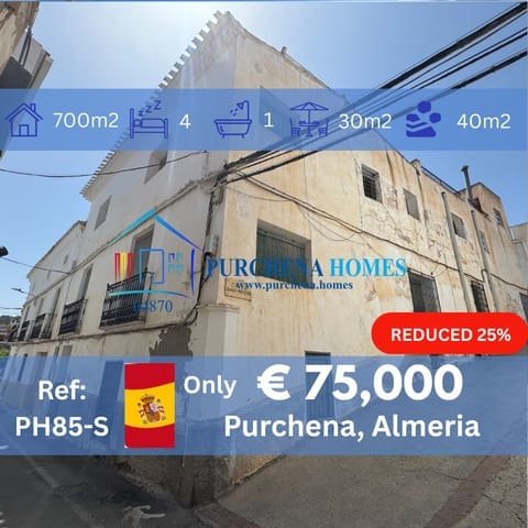 4 camera da letto Casa in vendita in Purchena - 75.000 € (Rif: 9873777)
