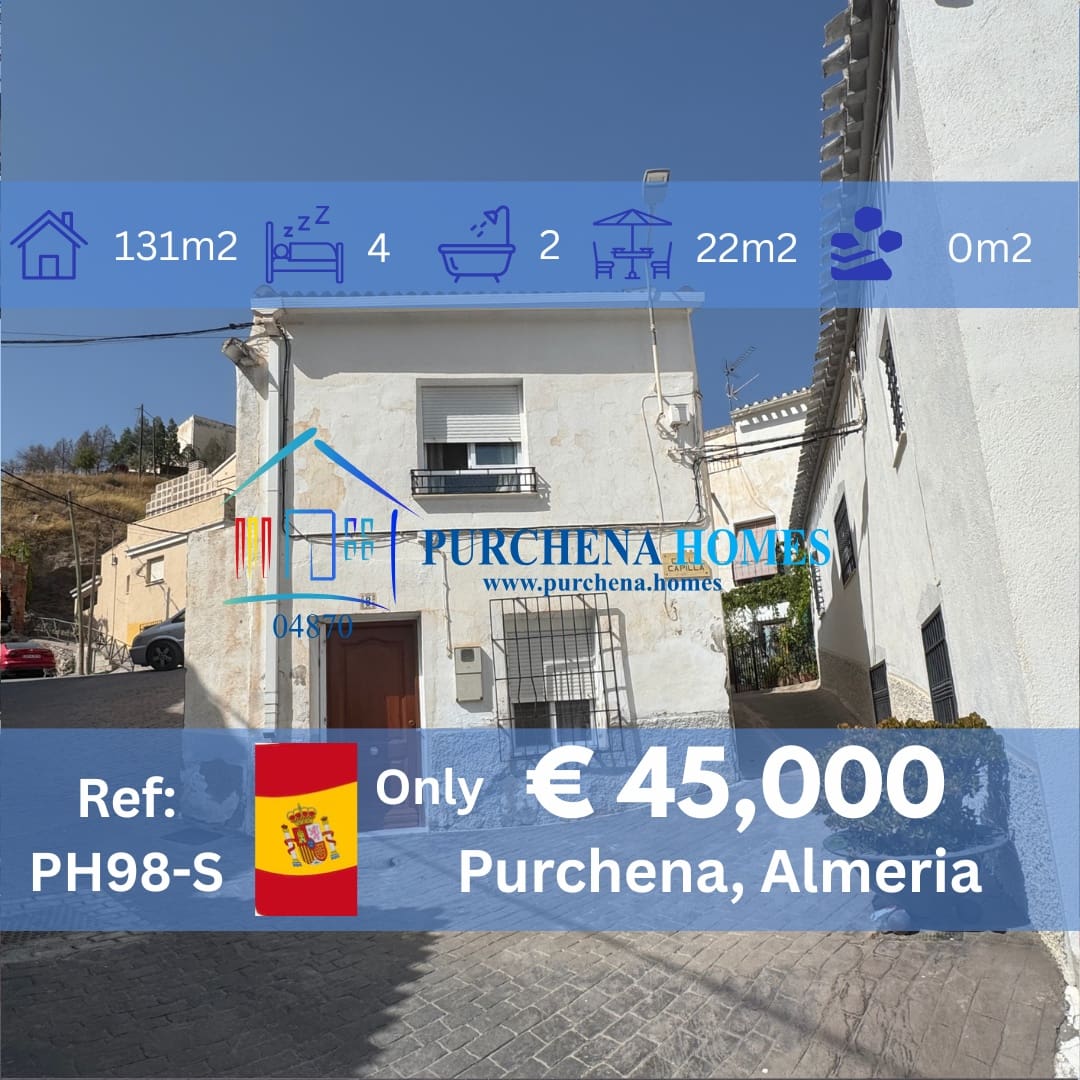 4 camera da letto Casa in vendita in Purchena - 45.000 € (Rif: 9924889)
